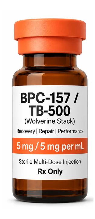 Concept illustration for BPC-157 / TB-500 Injection