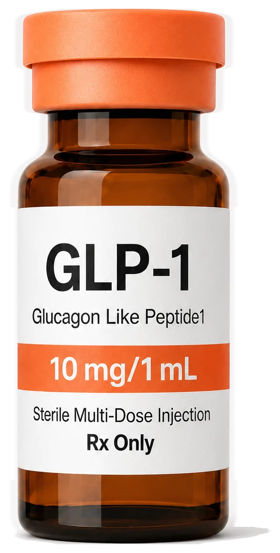 Tirzepatide vial illustration